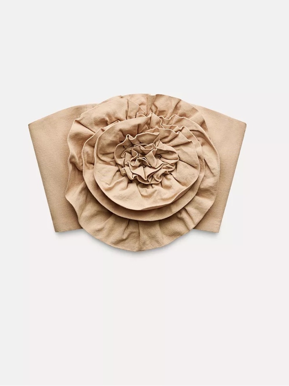 Zara textured flower top, medium